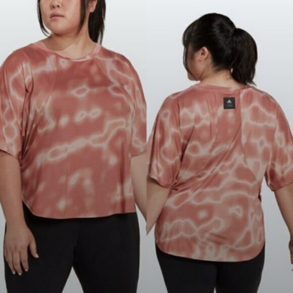 Adidas 11 Honore Training Tee‎ Short Sleeve Shirt Women's Plus Size 3X - Picture 1 of 7